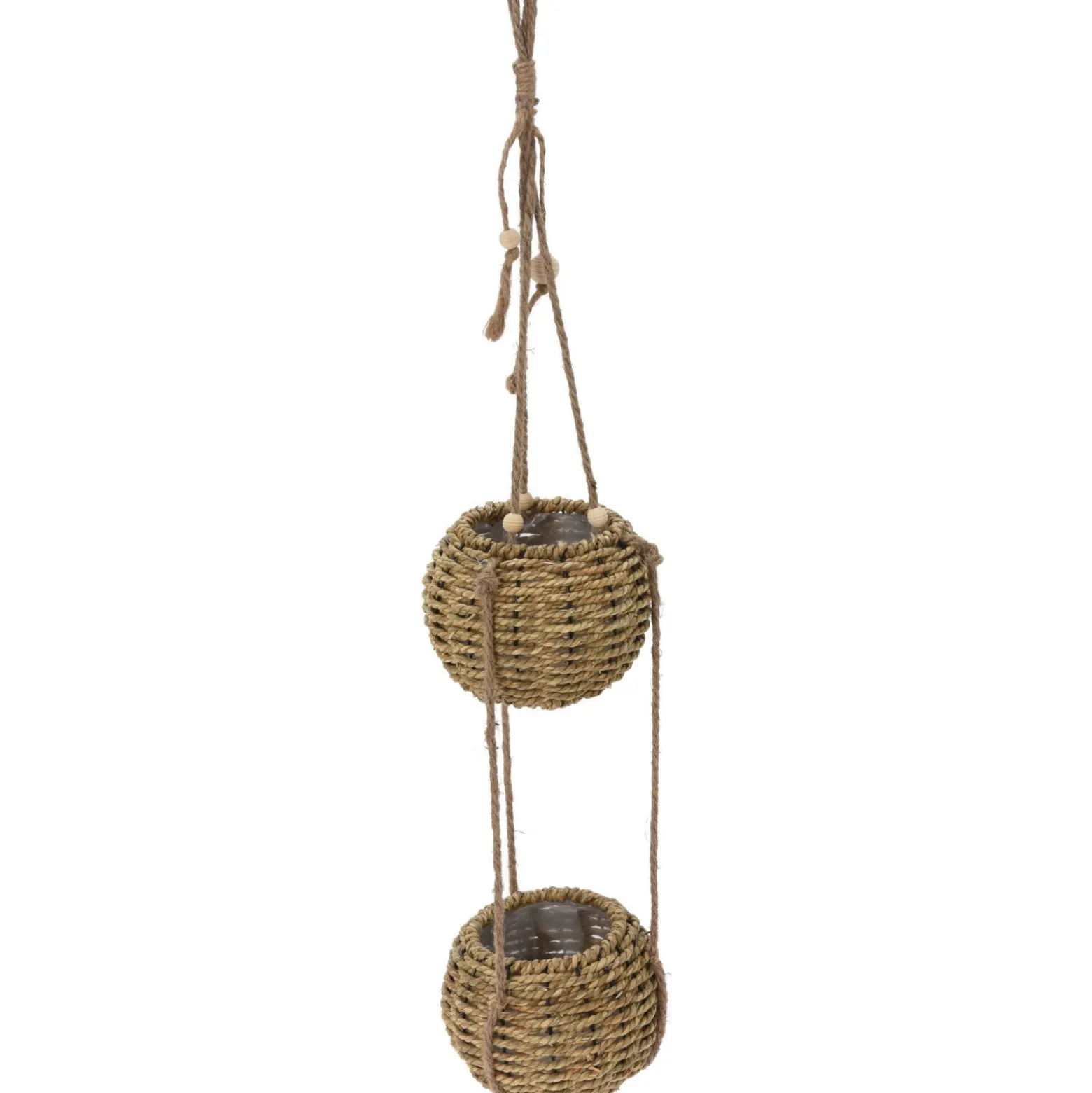 Wisząca doniczka na dwa kwiaty, 72 cm