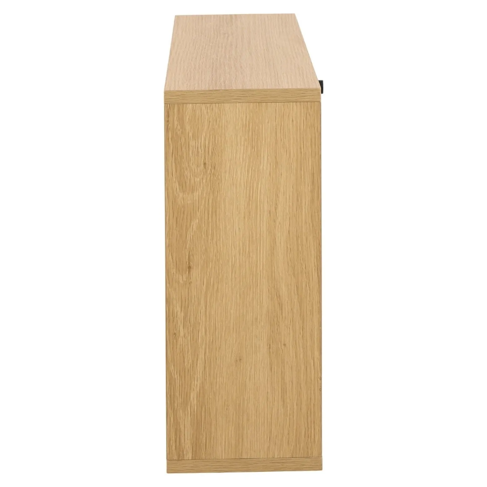 Wisząca szafka na buty Albany loft dąb czarny 72x43x17 cm