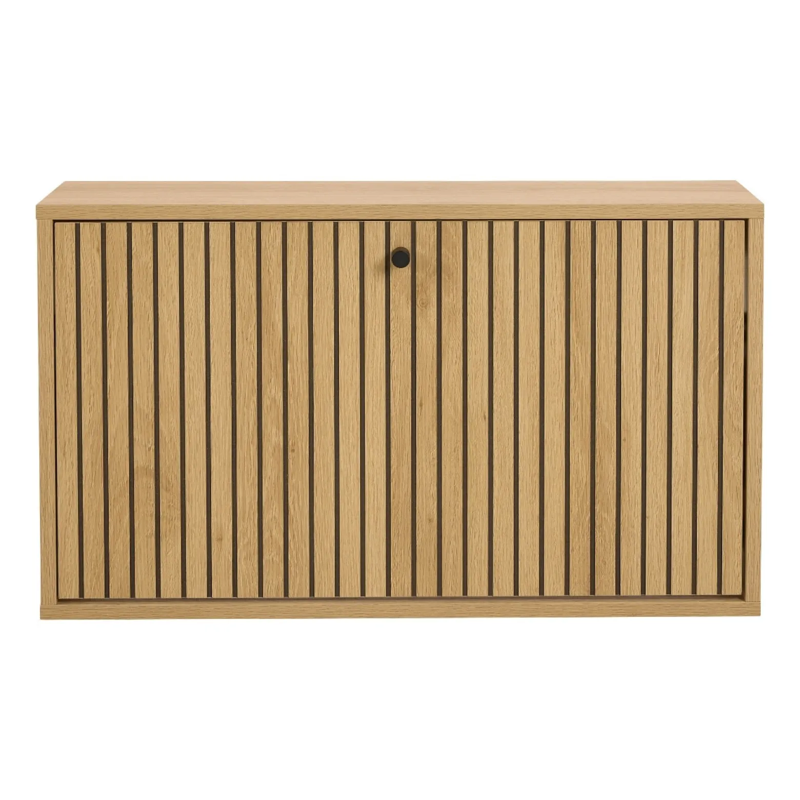 Wisząca szafka na buty Albany loft dąb czarny 72x43x17 cm