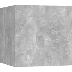 Wisząca szafka telewizyjna szarość betonu 30.5x30x30 cm