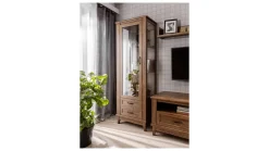 Witryna Reno 65 cm z drzwiami i 2 szufladami dąb april