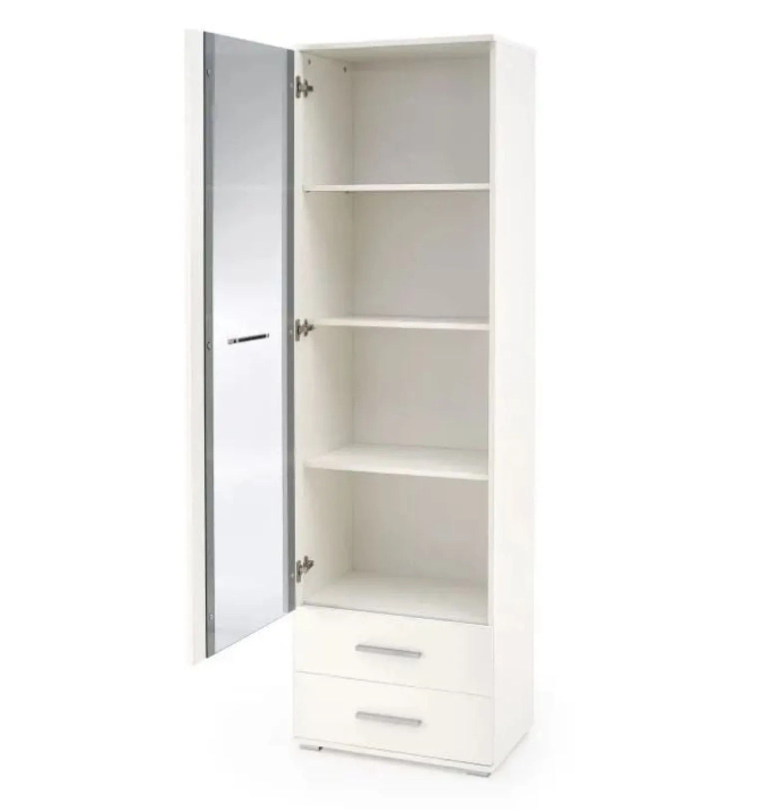 Witryna do salonu LIMA W-1 biała