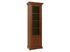 Witryna Kent 71 cm z 2 drzwiami prawa kasztan