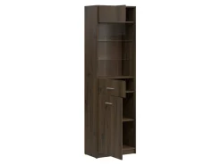 Witryna Nepo Plus 60 cm z 2 drzwiami dąb noble