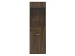 Witryna Nepo Plus 60 cm z 2 drzwiami dąb noble