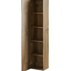 Witryna pionowa pełna VEGA GREY B VG2 szary / biały połysk