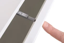 Witryna wisząca czarny połysk SWITCH 120 cm + LED