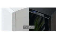 Witryna wisząca czarny połysk SWITCH 120 cm + LED