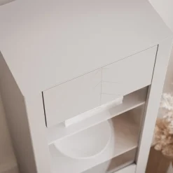 Witryna wąska wysoka LORIEN 60 cm kaszmir