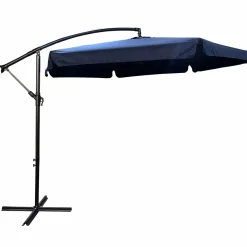Wodoodporny parasol ogrodowy CYNIA granatowy 300x300x245 cm