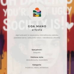 Wydruki na płótnie A4 Trzy kobiety na ścianie projektu Goa Mano