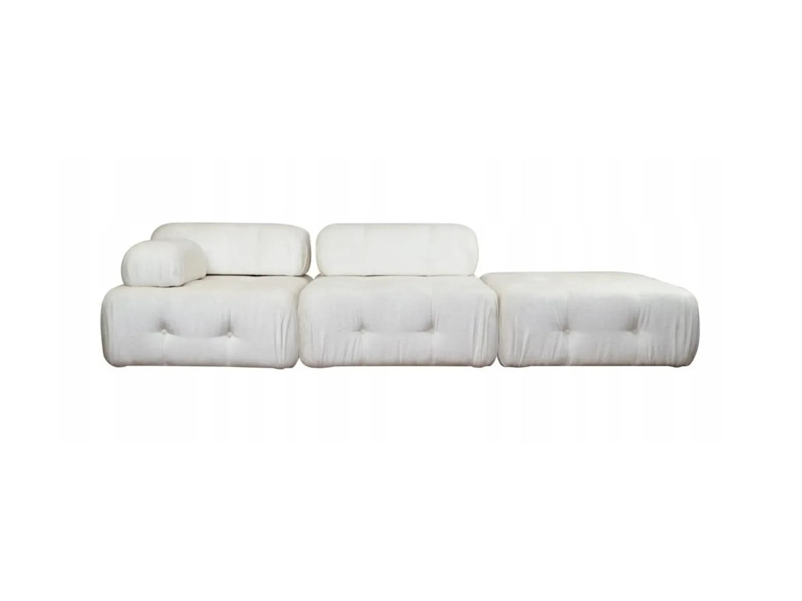 Wygodna Gustowna Sofa Modułowa Teddy 190 Cm - Możliwe Konfiguracje
