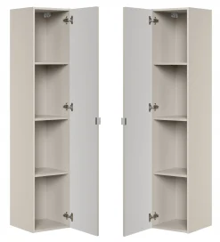 Wysoki KASZMIROWY słupek łazienkowy BELLA CASHMERE 80-35-1D