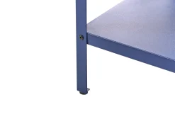 Wyspa kuchenna ogrodowa 2 półki niebieska 80x50x92