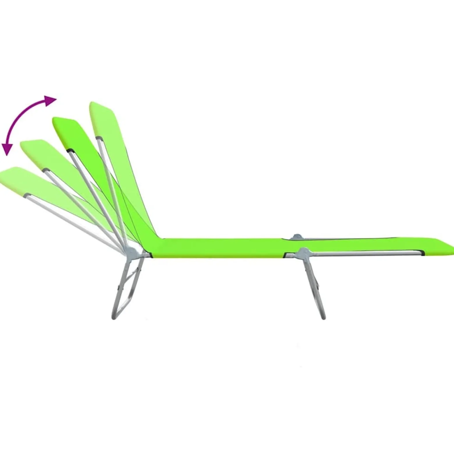 2x Leżak Ogrodowy Składany Leżanka Na Taras Balkon Ogród