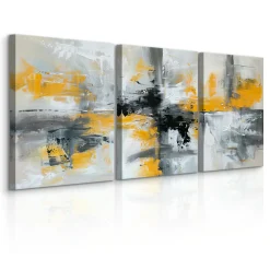 3x Obraz Set Imitacja Farby W Stylu Nowoczesnym 30x40cm