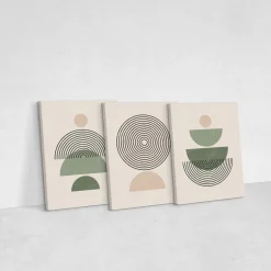 3x Obraz Set Minimalizm W Stylu Boho 30x40cm
