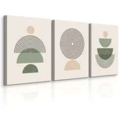 3x Obraz Set Minimalizm W Stylu Boho 30x40cm