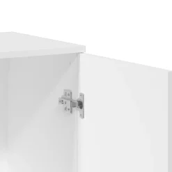 3x Szafka Biała 79x38x80 cm do Salonu Pokoju Sypialni