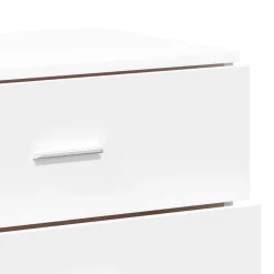 3x Szafka Biała 79x38x80 cm do Salonu Pokoju Sypialni