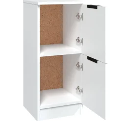 2x Szafka Biała z Drzwiami 30x30x70 cm do Salonu Pokoju Sypialni