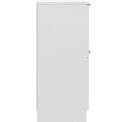 2x Szafka Biała z Drzwiami 30x30x70 cm do Salonu Pokoju Sypialni