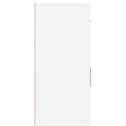 2x Szafka Biała z Drzwiami 60x31x70 cm do Salonu Pokoju Sypialni