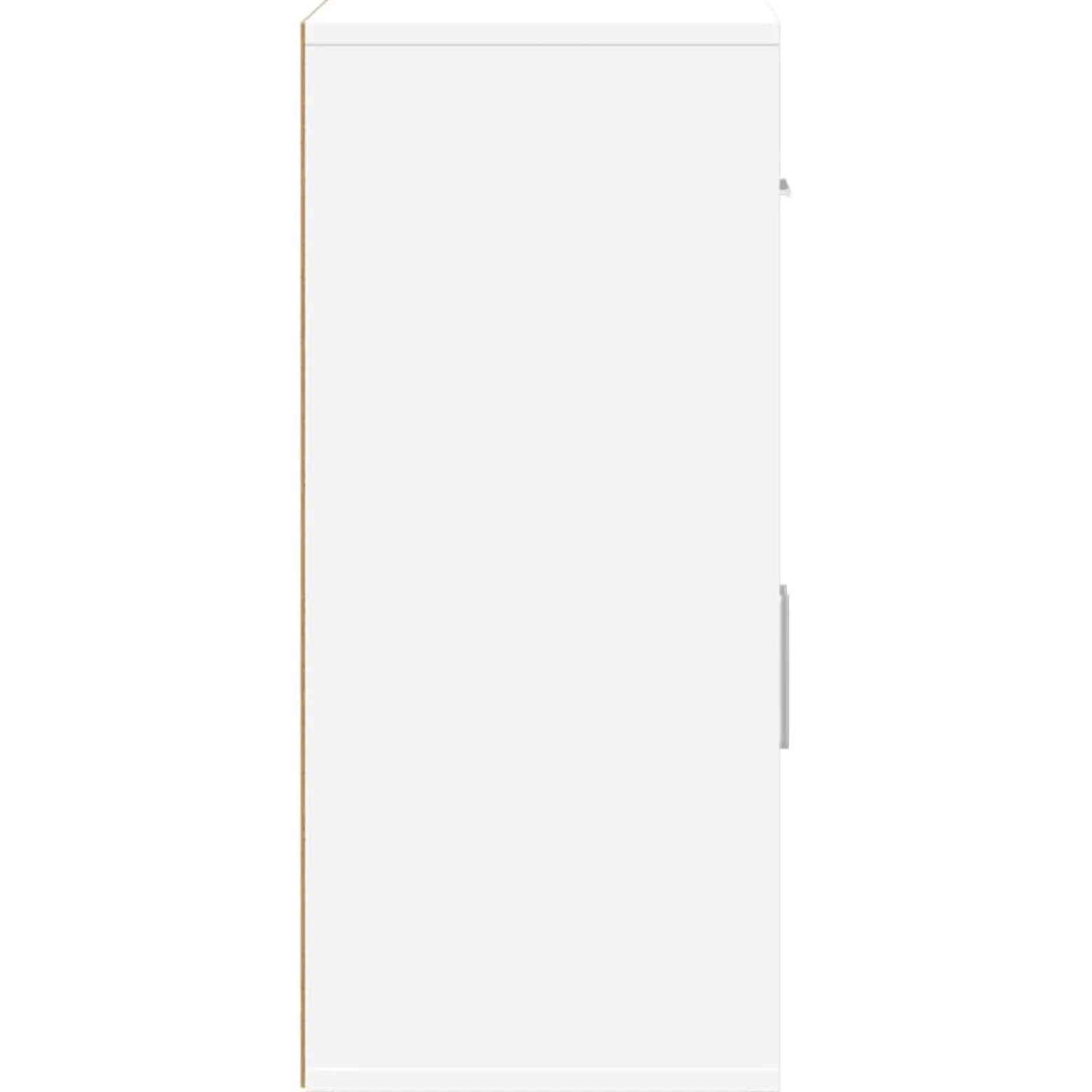 2x Szafka Biała z Drzwiami 60x31x70 cm do Salonu Pokoju Sypialni