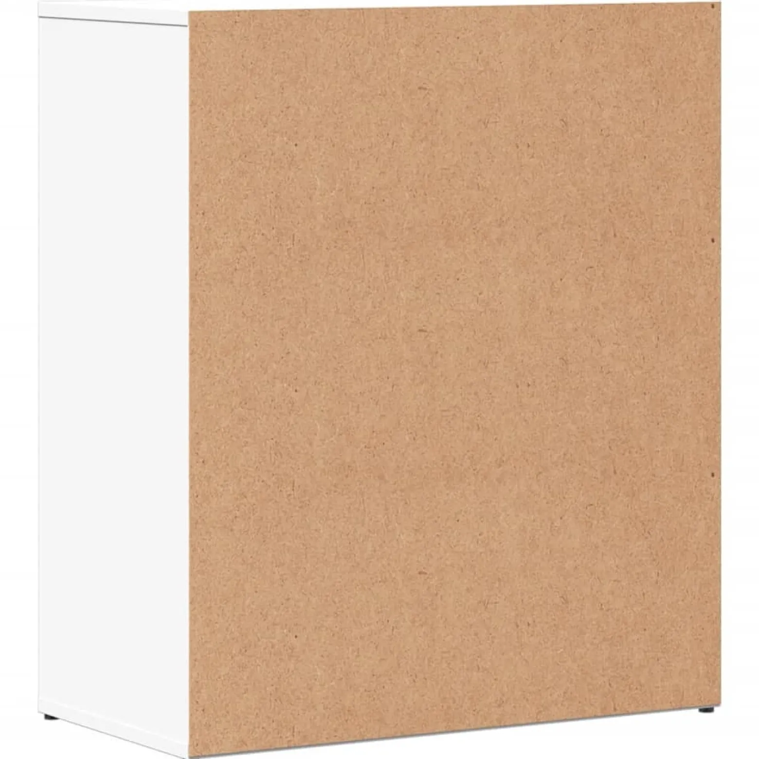 2x Szafka Biała z Drzwiami 60x31x70 cm do Salonu Pokoju Sypialni