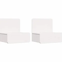 2x Szafka Nocna Biała Komoda Stolik Nocny Do Sypialni 44 x 32.5 x 40 cm