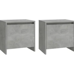 2x Szafka Nocna Komoda Stolik Półka Nocna Do Sypialni 45x34x44.5 cm