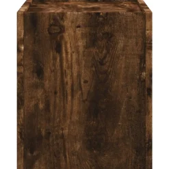 2x Szafka Nocna Stolik Brązowa z Szufladą Wisząca Do Sypialni 45x30x35 cm