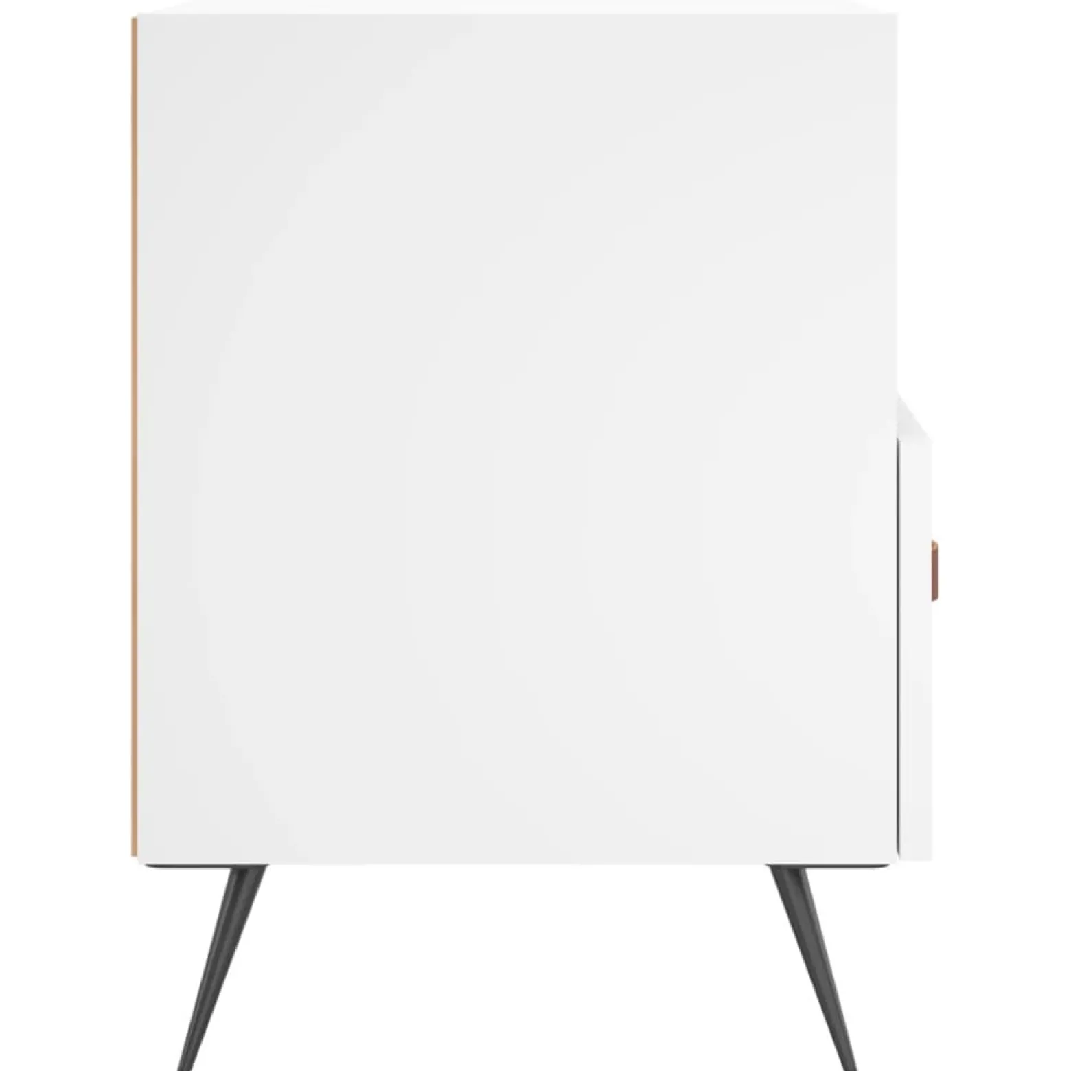 2x Szafka Nocna Stolik Komoda Biała z Szufladą Do Sypialni 40x35x47,5 cm