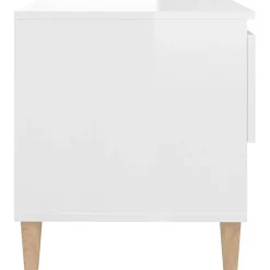 2x Szafka Nocna Stolik Komoda Biała Do Sypialni Pokoju Salonu 50x46x50 cm