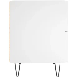 2x Szafka Nocna Stolik Komoda Biała z Szufladą Do Sypialni 40x35x47,5 cm