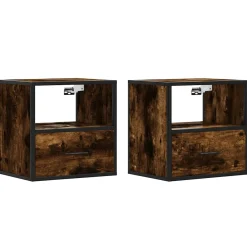 2x Szafka Nocna Wisząca Komoda Stolik Nocny Do Sypialni 40x31x39.5