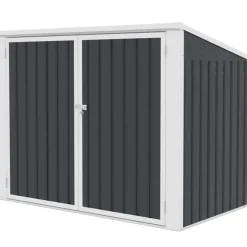 Zabudowa Kosza na Śmieci Metalowa DAVIS 6x3 2 Pojemniki 173x101cm