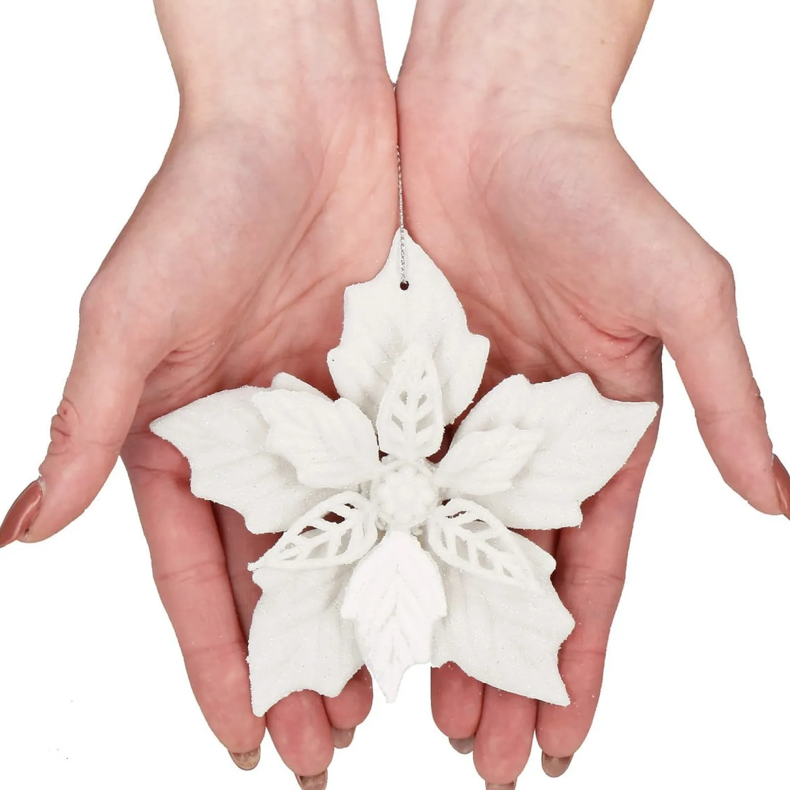 Zawieszka choinkowa 12 cm gwiazda betlejemska świąteczna