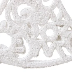 Zawieszki choinkowe białe aniołki na choinkę 10cm 3 szt.