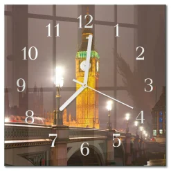Zegar Londyn 30x30 Big Ben miasto architektura zabytek turystyka