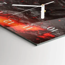 Zegar płynący 30x60 Lawa dekoracyjny do salonu