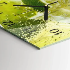 Zegar aqua 30x30 Woda Wapienna owoce lód świeżość napój plaster
