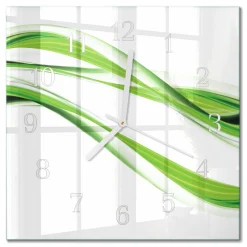 Zegar art 30x30 Abstrakcyjne Linie grafika kolory design moderna