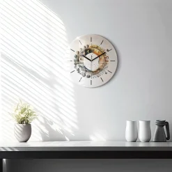 Zegar ścienny dekoracyjny cichy Zegar astronomia fi30