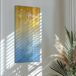Zegar ścienny 30x60 Wzór cichy mechanizm salon