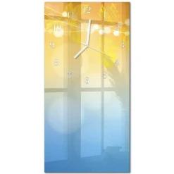 Zegar ścienny 30x60 Wzór cichy mechanizm salon