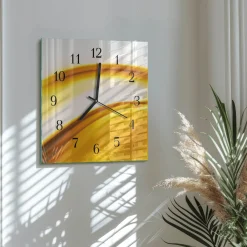 Zegar do kuchni 30x30 Sztuka Abstrakcyjna wzory design na ścianę