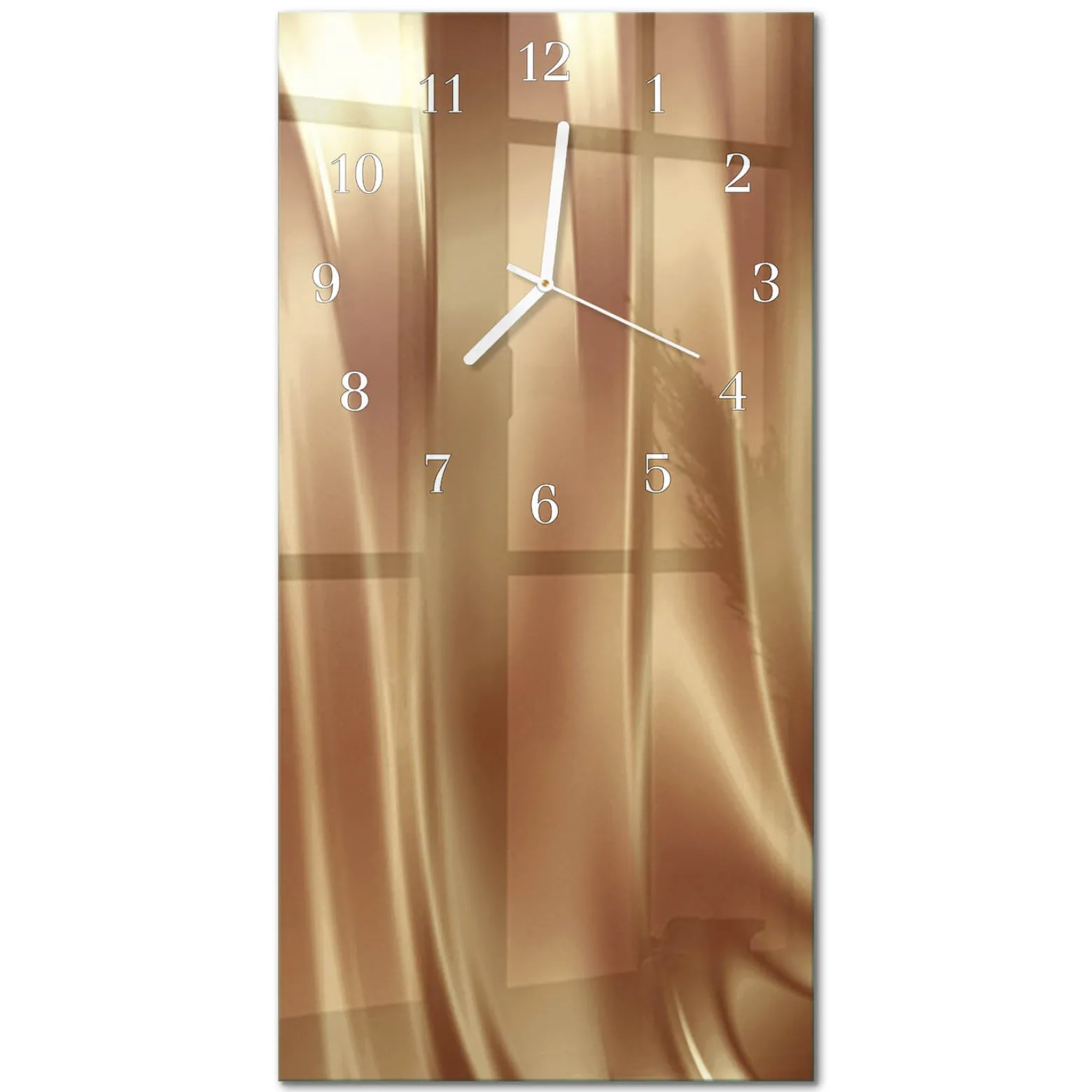 Zegar do salonu 30x60 Aksamit zegar ścienny