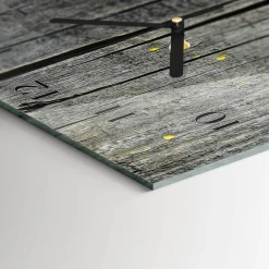 Zegar do salonu 30x60 Deska Drewniana dekoracyjny na ścianę