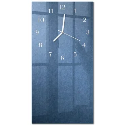 Zegar do salonu 30x60 Płyta dekoracyjny na ścianę
